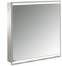 EMCO prime 2 LED-Lichtspiegelschrank 600 mm, Unterputz, Anschlag rechts, Aluminium – mit Touchsteuerung & Soft-Close