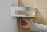 EMCO Eckwandkorb system 2 – Duschkorb aus Zamak mit verdeckter Wandbefestigung, Chrom