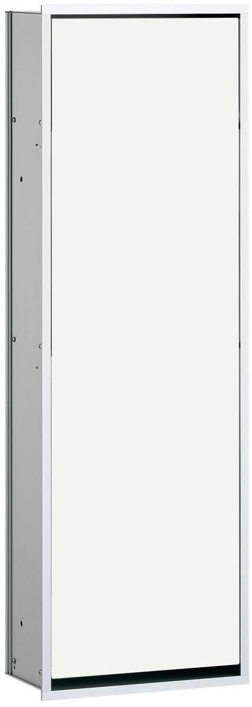 EMCO asis 300 Schrankmodul Unterputz 964 mm mit Glastür und Aluminiumablagen