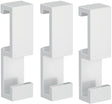 EMCO Haken-Set loft 13900 – 3er Set, aufsteckbar, weiß, Kunststoff