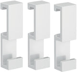 EMCO Haken-Set loft 13900 – 3er Set, aufsteckbar, weiß, Kunststoff
