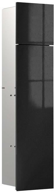EMCO asis pure WC-Modul Unterputz 730 mm Glasfront rechts – mit WC-Bürste & Reserverollenhalter