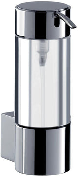 EMCO system 2 Flüssigseifenspender Kristallglas klar mit verchromter Dosierpumpe, 80 ml Wandmodell