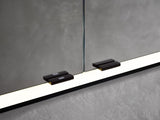 EMCO prime LED-Lichtspiegelschrank 600 mm, 2 Türen, Unterputz, alu eloxiert