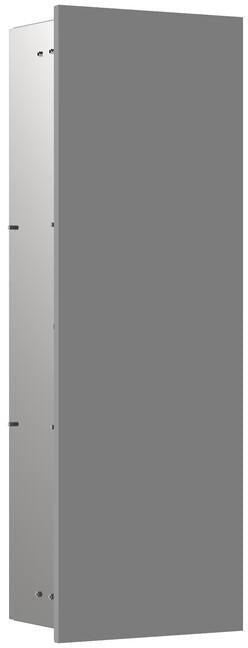 EMCO asis pure Schrankmodul Unterputz 730 mm links – 2 Glasablagen, weiß