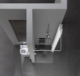 EMCO Duschreling System 2 für Einhängesitz, links, chrom – mit Brausehalter & Brausestange