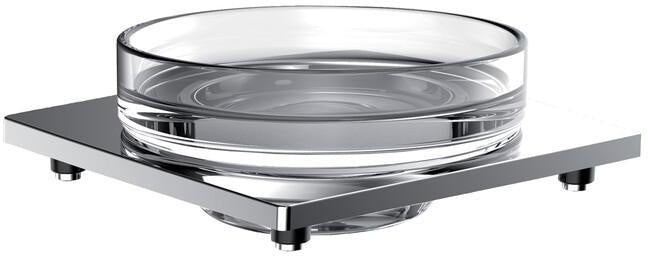 EMCO Seifenhalter liaison 00102 für Reling – Chrom & Kristallglas klar