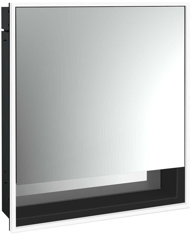 EMCO Lichtspiegelschrank loft 05203 Unterputz, 600 mm, Türanschlag rechts, Aluminium