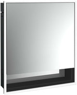 EMCO Lichtspiegelschrank loft 05203 Unterputz, 600 mm, Türanschlag rechts, Aluminium