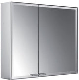 EMCO Lichtspiegelschrank prestige 2 788 mm Aufputz, breite Tür rechts, Aluminium, LED, IP44