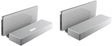 EMCO Spiegeltürgriff Set LOFT – 1x mit Logo, 1x ohne Logo, 2 Griffe