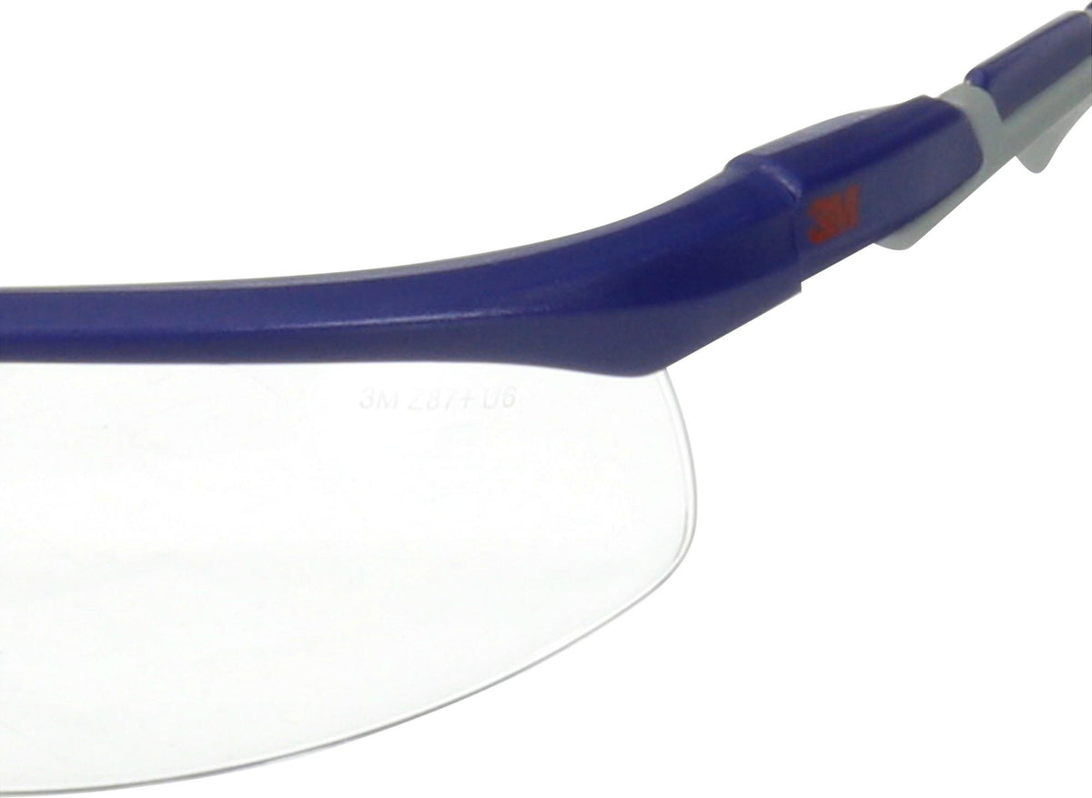 3M Schutzbrille S2001AF-BLU-EU EN 166 EN 170 EN 172 mit blau/grauen Bügeln und klarer Scheibe