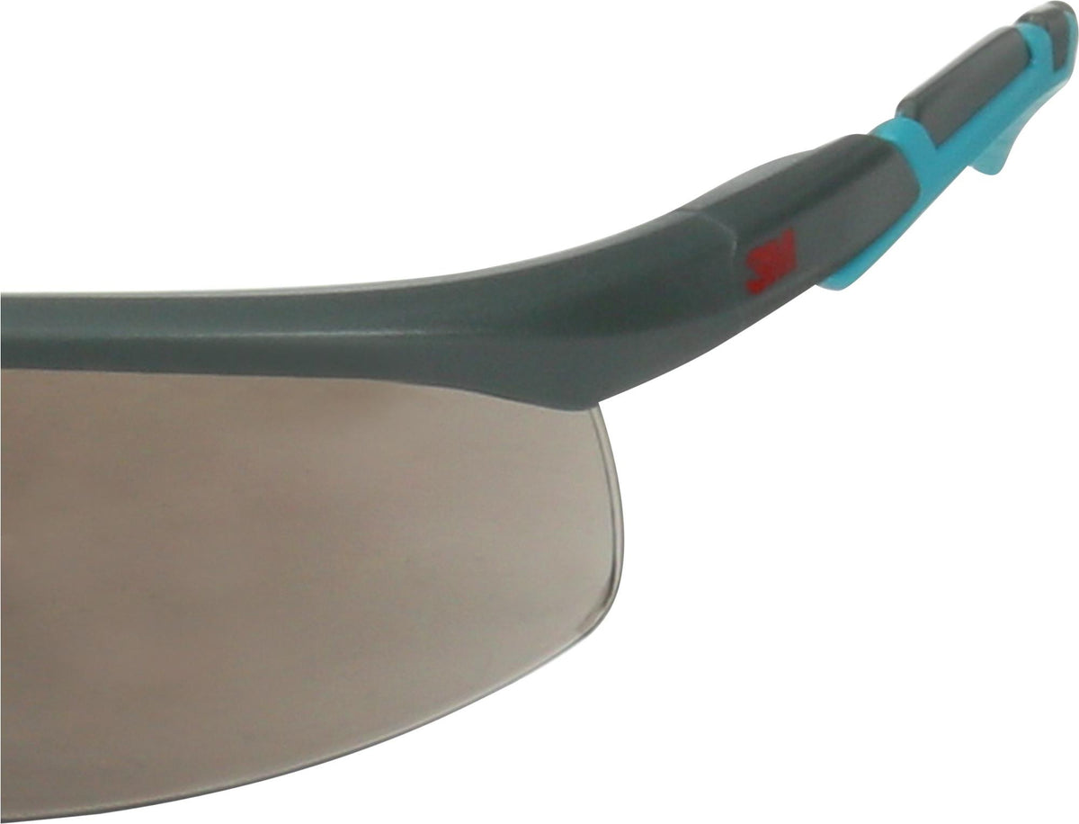 3M Schutzbrille S2001AF-BLU-EU EN 166 EN 170 EN 172 mit blau/grauen Bügeln und klarer Scheibe