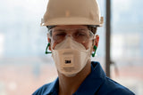 3M Atemschutzmaske Aura™ 9312+ FFP1 NR mit Ausatemventil, faltbar – 10 Stück