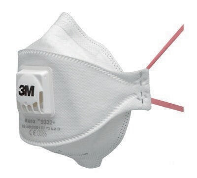 3M Atemschutzmaske 9332+ FFP3 mit Cool-Flow-Ausatemventil – 10 Stück