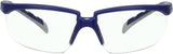 3M Schutzbrille S2001AF-BLU-EU EN 166 EN 170 EN 172 mit blau/grauen Bügeln und klarer Scheibe