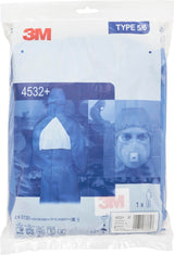 3M Schutzanzug 4532+ Gr. 2XL blau – PSA Kategorie III, Typ 5/6, EN 1073-2