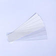 ALLIT Etikett weiß mit Folie für Sichtlagerkasten – 20 Etiketten + 20 Folienscheiben, 49 x 8 mm