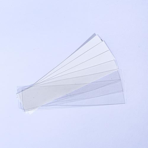 ALLIT Etikett weiß mit Folie für Sichtlagerkasten – 20 Etiketten + 20 Folienscheiben, 49 x 8 mm