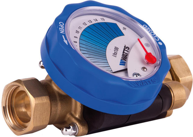 WATTS iDROSET Serie CF Statisches Abgleichventil DN 15, 1/2 Zoll Überwurfmutter, Kvs 1,7