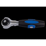 KING TONY Profi-Werkzeuge - 1/4" Ratsche, schwenkbarer Kopf - 114 mm 275245G