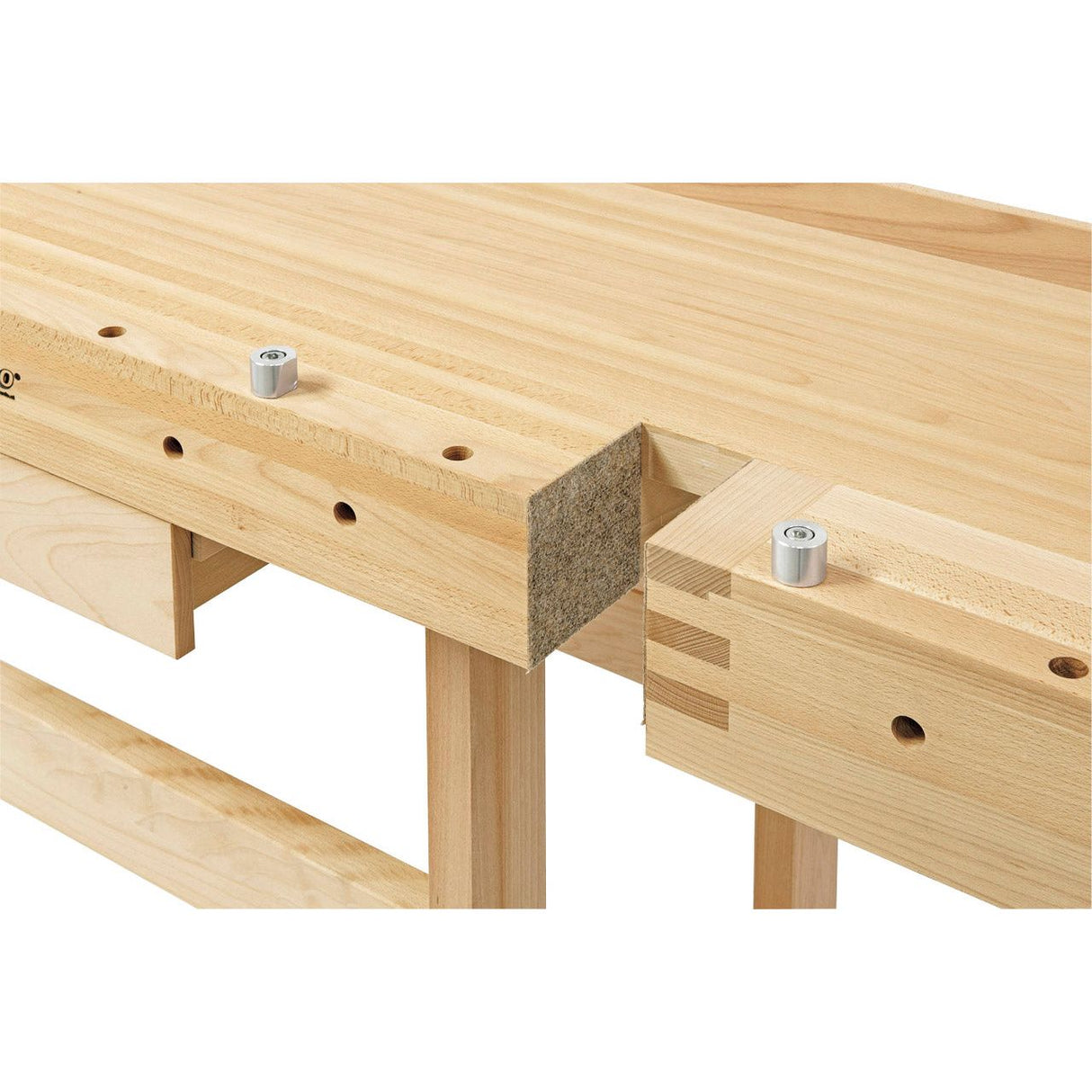 BERNARDO Zubehör Hobelbänke – Modell Rundbankhakenset kurz (2 Stk.)