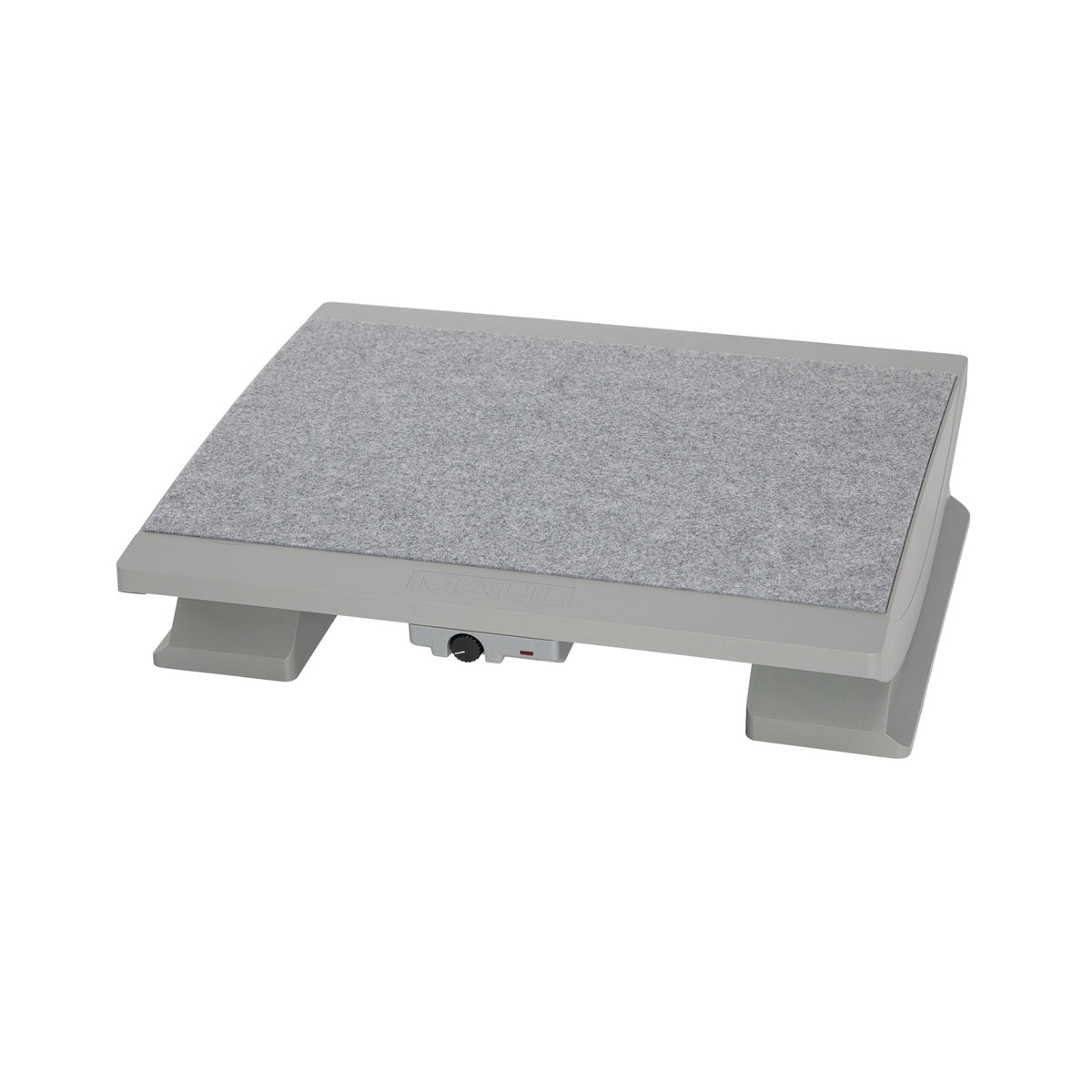 MAUL Fußstütze grau – stufenlos höhenverstellbar, 475 x 390 mm, für ergonomisches Sitzen