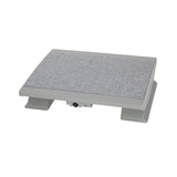 MAUL Fußstütze grau – stufenlos höhenverstellbar, 475 x 390 mm, für ergonomisches Sitzen