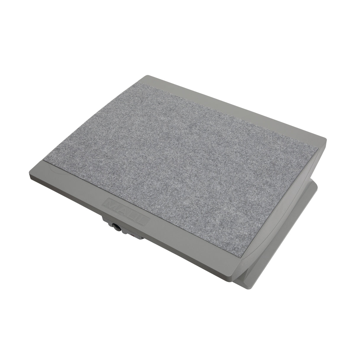 MAUL Fußstütze grau – stufenlos höhenverstellbar, 475 x 390 mm, für ergonomisches Sitzen