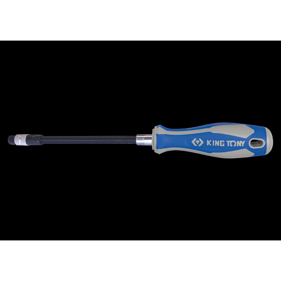 KING TONY Profi-Werkzeuge - 1/4" Schraubendreher Bit-Halter, magnetisch, flexibel 2150DF