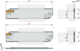 PRAMET Doppelseitiges Schwert GL1-S26KBL-16 – Einstechtiefe 16 mm, Linkslauf, für GL-Wendeschneidplatten