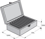 PRAMET Parallel-Unterlagen-Satz POP.SET14-150.10.WB – 14-teiliges Set für präzise Werkstückspannung