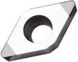PRAMET Drehwendeschneidplatte DCGW 11T304S01020B:TB310 CBN 55° rhombisch 4,5mm Bohrung 2 Stk.