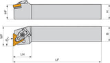PRAMET Drehwerkzeughalter ISO DTFNR 2525 M 16 – 150 mm Rechtslauf für TN.. 1604.. Wendeschneidplatten