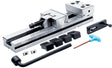 PRAMET Präzisionsschraubstock ISO MVM-ATI.125.410 – 345 mm, mechanisch, 125 mm Grundkörper