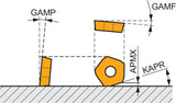PRAMET Hochvorschubfräser PENTA HF ISO 100A06R-S19PD09-C D.32mm Rechtslauf Schneid-D.100mm