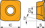 PRAMET Fräswendeschneidplatte SOHT 120514SR-M:8215 – 10 Stk., HFC, 1,4 mm Eckenradius