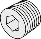 keine Angabe / keine Angabe / Innensechskantschraube ISO SS 05165 Bruttogewicht 11,7g