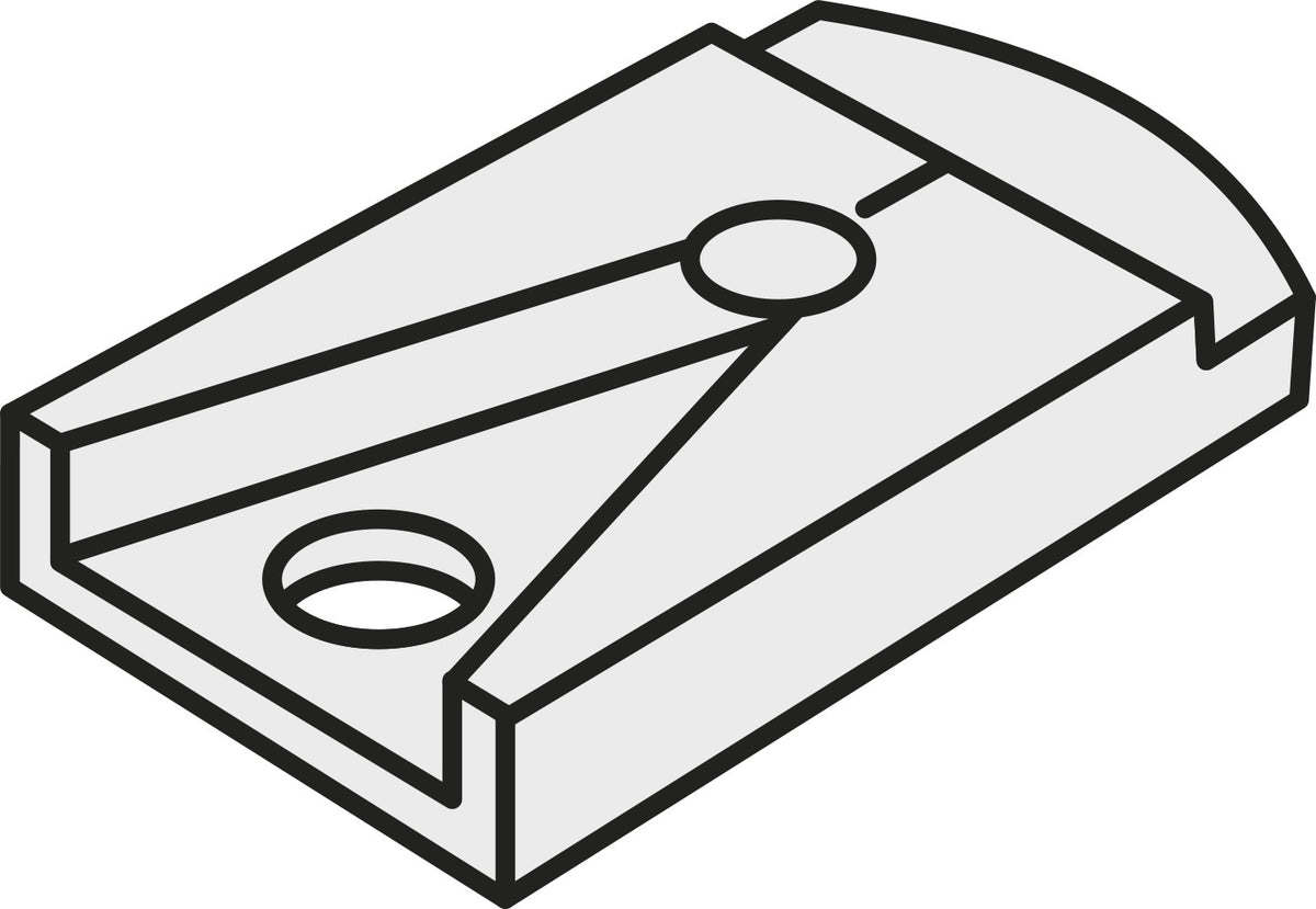 PRAMET Ersatzteil ISO 1121 für Abstechwerkzeuge – Präzisionsteil 55,7g