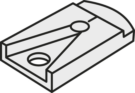 PRAMET Ersatzteil ISO 1121 für Abstechwerkzeuge – Präzisionsteil 55,7g