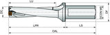 PRAMET Wendeplattenbohrer 4xD ISO 804D-17-68-S25 – 17 mm Bohrdurchmesser, 25 mm Zylinderschaft, Innenkühlung