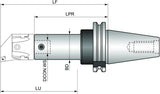 PRAMET Werkzeugschaft DIN 69871 SK 40 Ø 12 mm für modulares Spindelsystem Größe 22