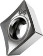 Dormer Pramet Drehwendeschneidplatte CCGT 060204F-AL:HF7 – 10 Stück, 80° rhombisch, HF7 unbeschichtet