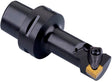 PRAMET Klemmhalter ISO C4-DCLNL-17090-12, 40 mm, mit Polygonkupplung, Linkslauf