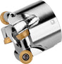 PRAMET Kopier-Planfräser ISO 100A06R-SMORC12-C D.32mm mit Wendeplatten, Schneid-D.100mm