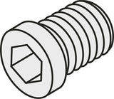 PRAMET Wendeschneidplatten-Schraube ISO 5513 020-03 M2,5 CUTTERSCREW