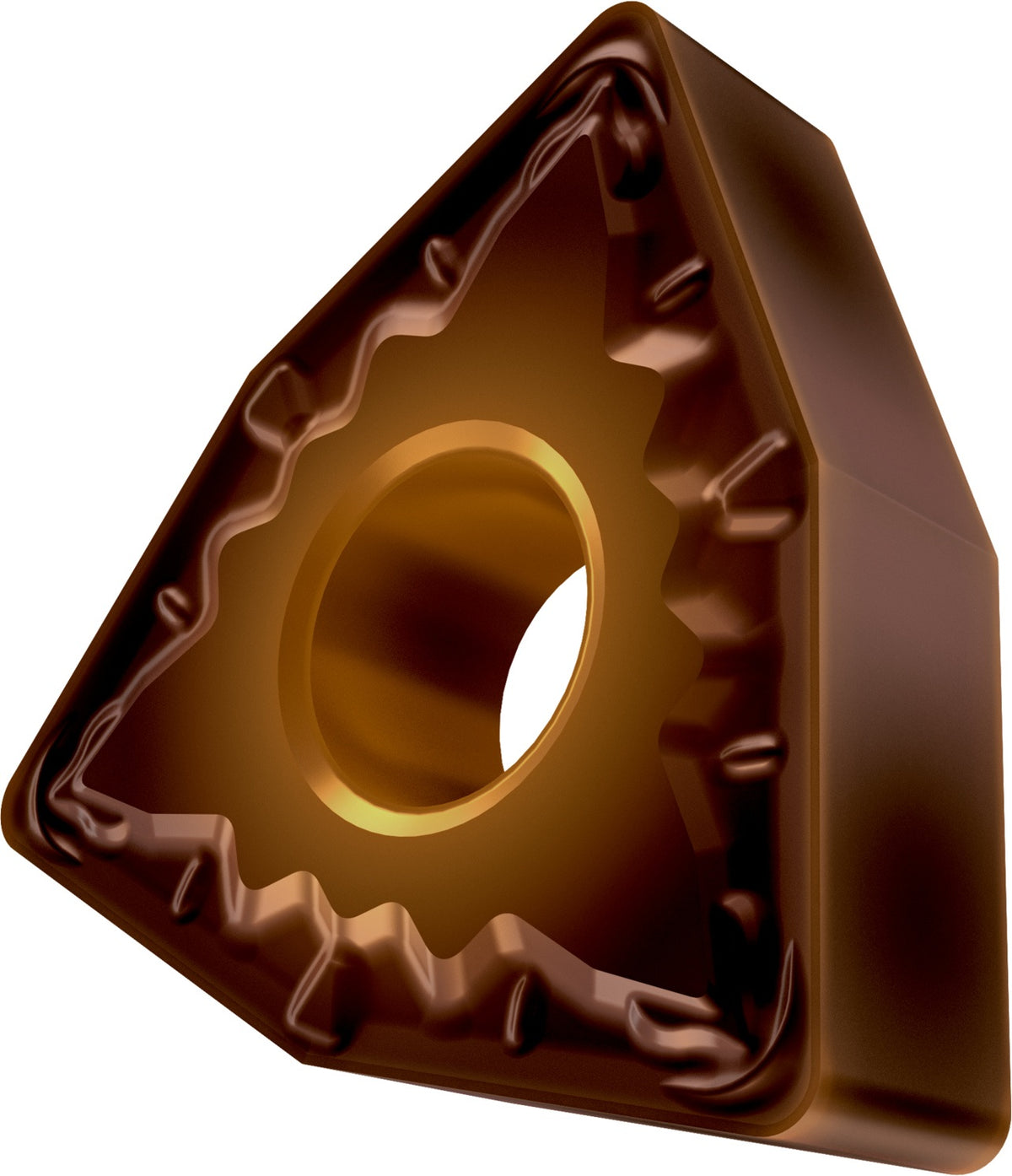 PRAMET Drehwendeschneidplatte WNMG 080404E-FM:T8415 – 80° Trigon, PVD-beschichtet