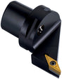 PRAMET Klemmhalter ISO C4-SVHBL-27050-16, 40 mm, Polygonkupplung, Linkslauf