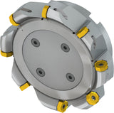 PRAMET Planfräser ISO 100A08R-S45ON06-C D.32mm Schneid-D.110,8mm – Doppelt negative Geometrie, 8 Wendeplatten