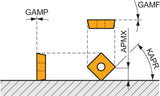 PRAMET Fasenfräser ISO 16N2R027A16-SSD09 D.16mm Rechtslauf Schneid-D.28mm